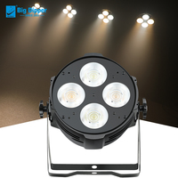 Lampu Par Big Dipper 4*40w Cold Warm White untuk Bar Disko Klub Pencahayaan DJ dengan Layar Digital LED Merah