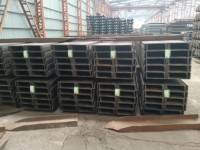 Poutre en acier laminée à chaud conforme à la norme ASTM, personnalisée, avec services de pliage et de soudage pour la construction