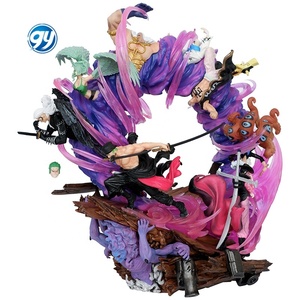รูปปั้นแอคชั่นส์ onigashima throne Zoro ราชาแห่งนรกหนึ่งชิ้นของขวัญตกแต่งรูปปั้นขายส่ง - Product Image 1