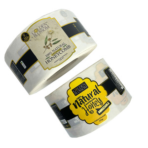 Tùy chỉnh không thấm nước tự dính in ấn mật ong mứt nhãn Làm xáo trộn bằng chứng con dấu nhãn dán cho các sản phẩm thực phẩm chai <span class=keywords><strong>Jar</strong></span> - Product Image 5