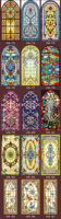 Panneaux décoratifs en verre teinté massif personnalisés et colorés pour l'extérieur des bâtiments et des églises (vente en gros)