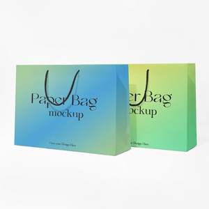 ถุงกระดาษของขวัญสำหรับร้านค้าปลีกหรูหราสีดำแบบกำหนดเอง พิมพ์โลโก้พร้อมหูหิ้ว สำหรับร้านบูติก - Product Image 6