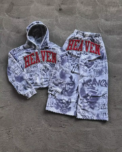 Tùy Chỉnh Nhanh Chóng Khô Hoodie-Men Của Axit Rửa Dạo Phố, Số Lượng Lớn In & Thêu Trên 100% Bông (Dịch Vụ OEM) - Product Image 1