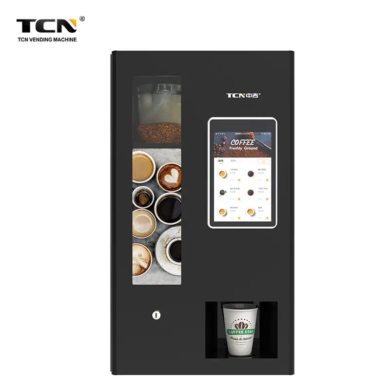 TCN-máquina expendedora de café de escritorio instantáneo, práctica máquina de café caliente a taza