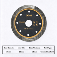 Disque de coupe diamanté pour meuleuse d'angle, lame de scie pour céramique et pierre