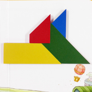 Puzzle <span class=keywords><strong>Tangram</strong></span> de voyage, blocs à motif magnétique, jeux de voyage, Puzzle éducatif, <span class=keywords><strong>livre</strong></span> de défi pour enfant - Product Image 4