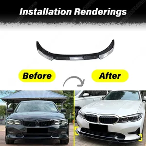 สำหรับซีรีส์ 3 G20 G21 320i 325i ปี 2019 2020 2021 2022 ชุดแต่งกันชนหน้า ป้องกันรอยขีดข่วน อุปกรณ์ตกแต่งภายนอก - Product Image 2