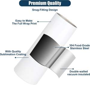 Vasos de sublimación rectos y delgados de acero inoxidable de doble pared con aislamiento, blancos, de 20 oz, con pajita, para almacén - Product Image 3