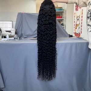 วิกผมหน้าผากลูกไม้แบบ HD 13x4 ขนาด 40 นิ้ว แบบผมหยิกพม่า ลดราคาสำหรับผู้หญิงผิวสีดำ ผมแท้ 100% ไม่ผ่านการแปรรูปด้วยสารเคมี พร้อมจัดส่ง - Product Image 4