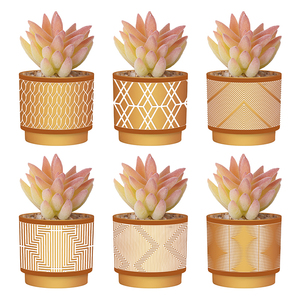 YICAI-plantas artificiales de Aloe, bonsái, imitación de arcilla, flores falsas, <span class=keywords><strong>mesa</strong></span> de oficina, adornos en maceta - Product Image 3