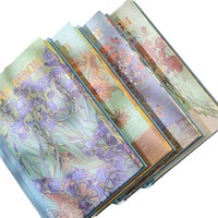Carnet de notes A5 à couverture rigide en papier épais, motif floral, pour peinture à l'huile, idéal comme cadeau