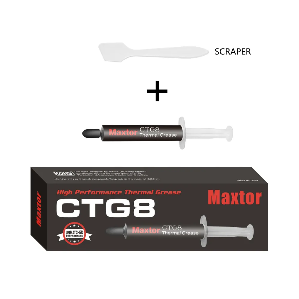 High quality CTG8E 4g syringe CPU custom logo high performance CPU processor heatsink plaster electronics thermal grease paste
