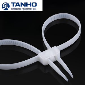 Attaches-câbles en nylon autobloquants de haute qualité certifiés CE, en plastique noir et blanc, longueur 12*700mm - Product Image 2