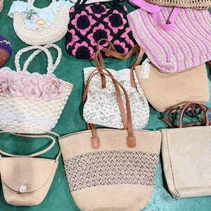 Sac de plage de luxe tissé à une épaule pour femme, style dumpling, emballage mixte, vente chaude en Thaïlande, fournisseur direct de seconde main - Product Image 5