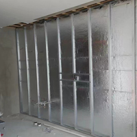 Estructura de acero prefabricada Material de construcción Tablero de aislamiento de Espuma fenólica para techos de paredes