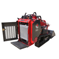Beaver MMT80 Mini Kompakt lader Stand-On Stump Grinder Kompakter Ketten lader Front traktor lader Kern motor Motor zum Verkauf