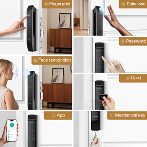Serratura Intelligente Tenon per Porta, Riconoscimento Facciale, Accesso Smart Home, Sblocco Automatico, Impronta Digitale - Product Image 3