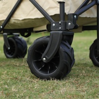 Chariot pliable en métal à grande capacité, idéal pour le camping, les voyages en voiture et le shopping – Vente en gros usine