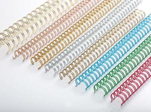 Nanbo nylon tráng cuốn sách kim loại ràng buộc dây vòng, đôi Vòng dây - Product Image 6