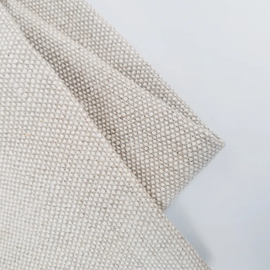 Toptan ev tekstili doğal keten ağır kumaş kumaş mobilya tekstil kanepe kumaş