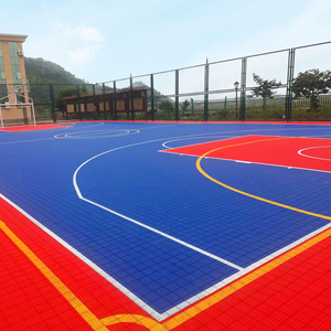 Tùy chỉnh trong nhà/ngoài trời đa thể thao sân bóng rổ chống trượt intetlock gạch phụ kiện sàn decking cỏ nhân tạo - Product Image 6