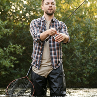Cuissardes de pêche en PVC avec embout et semelle anti-perforation en acier, imperméables, pour la randonnée, le jardinage, l'agriculture et le travail