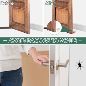 Collision Resistant Silent <b>Rubber</b> <b>Door</b> <b>Stopper</b>-Durable Anti-Noise Furniture Protection for Wall & Floor Home Office Use - Product Image 4