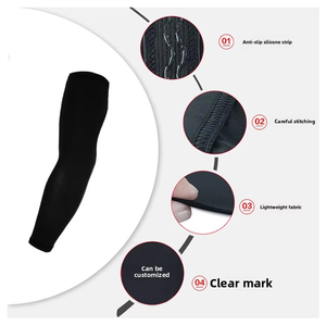 Manchon de compression élastique respirant pour le sport, protection solaire UV, pour la pêche, le golf, le cyclisme, l'escalade, vente en gros - Product Image 3