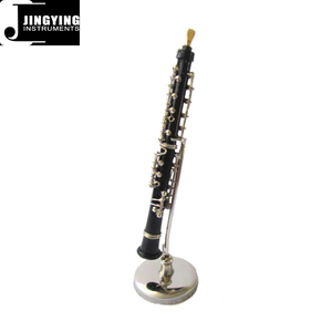 Modèle d'instruments de musique à vent en bois miniature Jingying Music 2024, modèle de <span class=keywords><strong>hautbois</strong></span> miniature, décoration de la maison, cadeau d'<span class=keywords><strong>instrument</strong></span> d'anniversaire - Product Image 2