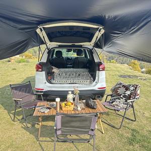 210D Oxford Cloth Universal Car Rear <b>Canopy</b> Self Driving Outdoor <b>Camping</b> Black Rubber Car Side <b>Canopy</b> Ground Nail Wind Rope - Product Image 4