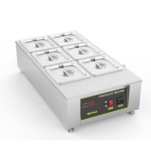 Machine à fondre le <span class=keywords><strong>chocolat</strong></span> commerciale à double pot, prix d'usine 2026, pour événements - Product Image 4