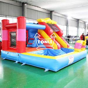 Thương mại lâu đài bouncy trẻ em sân chơi <span class=keywords><strong>mini</strong></span> trượt nước sân sau Inflatable Bouncer cho bán - Product Image 5