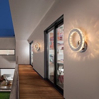 Support OEM/ODM, éclairage décoratif minimaliste créatif pour chambre à coucher, lampes murales en cristal, décoration intérieure