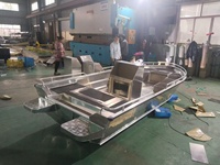 Yacht de luxe de 16 pieds à console centrale, coque en V profond, bateau de sport pour la pêche en rivière, en lac, ou la pêche au bar, en aluminium soudé, à vendre