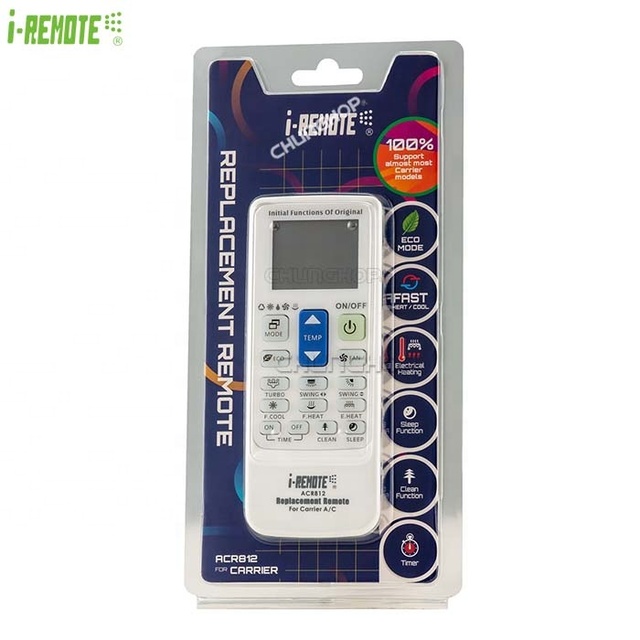 I-remote ACR812 Carrier air Conditioner Smart Remote Control Replacement for Carrier Remote