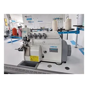 New 4 Thread Overlock Sewing Machine Jack 797D Small Arm Overlock Sewing Fully Automatic Collar Machine Price