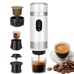 Tragbare Espressomaschine Professionelle Kompakte Elektrische Hochdruck-Kaffeemaschine für Reisen, Camping, Zuhause und Büro - Product Image 1