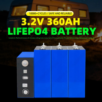 Baterai LiFePO4 HYL IMR 18650 3.2V 360Ah Baru, 10000 Siklus, Dapat Diisi Ulang, DIY 12V 24V 48V RV EV Energi Rumah, Golf Cart