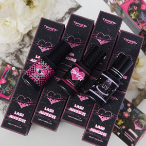 TZ 新登場 最新 速乾まつげエクステ用接着剤 プライベートラベル クリア・ブラック・ホワイト OEM まつげグルー - Product Image 5