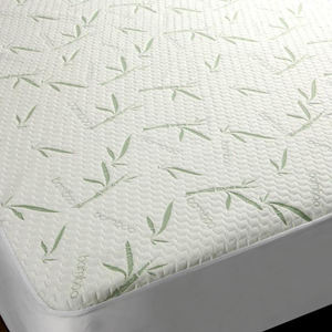 Fabricantes al por mayor impermeable colchón protector Hotel bambú cama colchón protector cubierta - Product Image 2