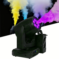 Igracelite Máquina de Humo con Cabezal Móvil LED de 2000W, Efecto de Humo para Escenario DMX512 con Salida de 25000 cuft/min, Controlador LCD