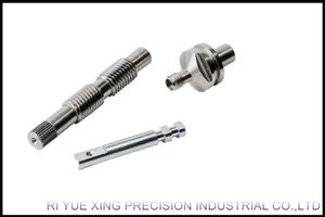 Pièces d'axe en laiton/acier inoxydable de précision, usinées CNC, OEM - Product Image 2