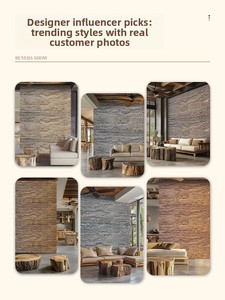 Panneaux décoratifs extérieurs en PU <span class=keywords><strong>imitation</strong></span> <span class=keywords><strong>bois</strong></span>, effet grain de <span class=keywords><strong>bois</strong></span>, résistants à l'humidité, pour revêtement de colonnes, aspect vieilli - Product Image 2