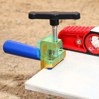 Coupeur de carreaux de verre et céramique 2 en 1 avec roue de couteau Coupeur de rouleau diamanté Machine de découpe Ouvreur Outils Accessoires