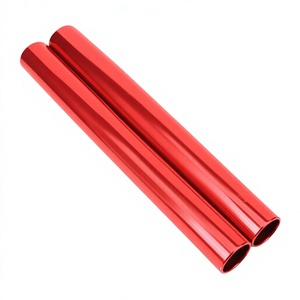 Bâton de relais professionnel en aluminium usiné CNC pour la course sur piste et sur route, haute dureté, pour les matchs officiels - Service LongCheng - Product Image 2