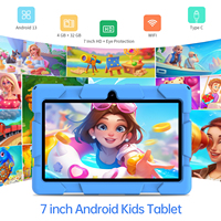 Tablette portable pour enfants K7 Pro 7 pouces Android 2 Go de RAM 32 Go de ROM Unisoc SC7731E Double caméra WiFi Tablette PC pour l'apprentissage et les voyages