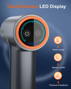 Yolanda nueva pistola de Fascia de compresa caliente de 3 niveles pistola de masaje de calor de tejido profundo inalámbrica con pantalla Lcd Control táctil - Product Image 5