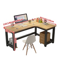 Nouvelle maison coin en forme de L ordinateur Table bureau Simple Style moderne économie bureaux de bureau