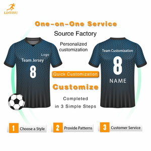 Maillot de club de football pour hommes Version joueur domicile/extérieur Motif à carreaux Respirant Séchage rapide 100% Polyester Kit de football d'été personnalisé - Product Image 2