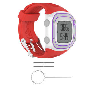 <span class=keywords><strong>Correa</strong></span> de silicona para reloj <span class=keywords><strong>Garmin</strong></span> <span class=keywords><strong>Forerunner</strong></span> 10, <span class=keywords><strong>15</strong></span>, GPS, para correr, deportes, pequeñas y grandes, bandas de repuesto con herramientas - Product Image 4